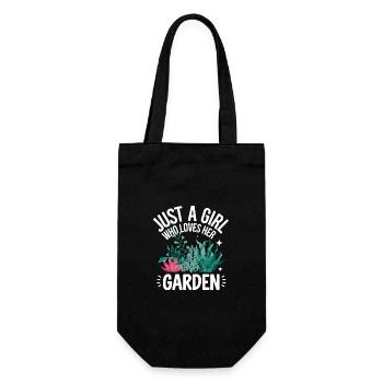 Gardener Garden Plants Gardening - Gift Bag for Bottles - black - Front