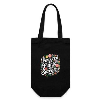 Vegetarian Vegan Veggie Vegetarian - Gift Bag for Bottles - black - Front