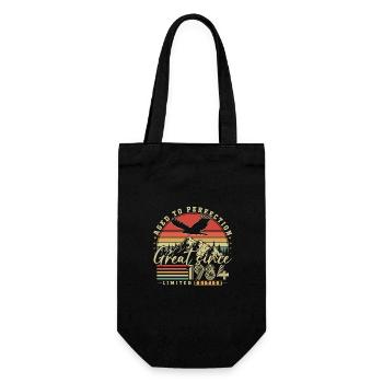 Great Since 1984 Vintage Vintage Birthday - Gift Bag for Bottles - black - Front