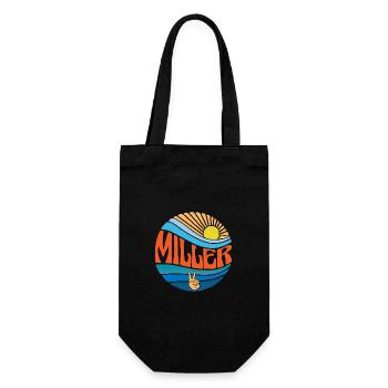 Miller Shirt Vintage Sunset Miller Groovy Tie Dye - Sac à bouteille - noir - Devant