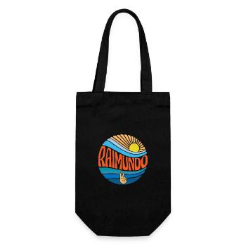 Chemise Raimundo Vintage Sunset Cravate Groovy - Sac à bouteille - noir - Devant