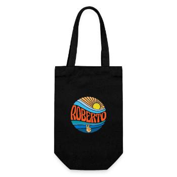 Roberto Chemise Vintage Sunset Roberto Groovy Cravate - Sac à bouteille - noir - Devant