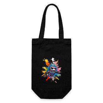 Evil Robot Series 008 - Gift Bag for Bottles - black - Front