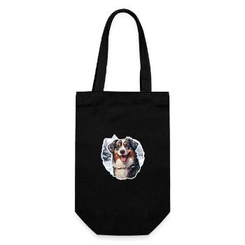 La magie de l’écharpe au paradis des chiens - Sac à bouteille - noir - Devant