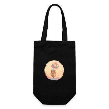 Ballons Capybara - Sac à bouteille - noir - Devant