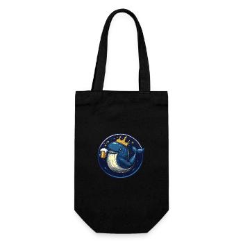 Bière de baleine - Sac à bouteille - noir - Devant