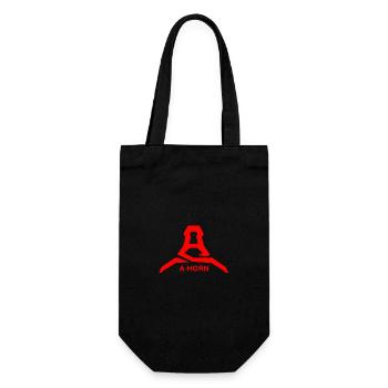 A-HORN, Wiltsch, mode, Taureau, style, Tier, art - Sac à bouteille - noir - Devant