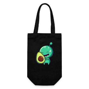 Green Alien Avocado: Fusion exotique - Sac à bouteille - noir - Devant