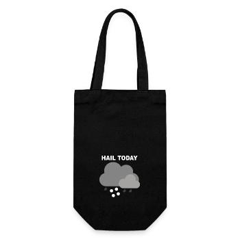 SALUT AUJOURD’HUI - HEUTE Hagel - Sac à bouteille - noir - Devant