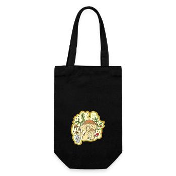 Champignon des années 90 - Sac à bouteille - noir - Devant
