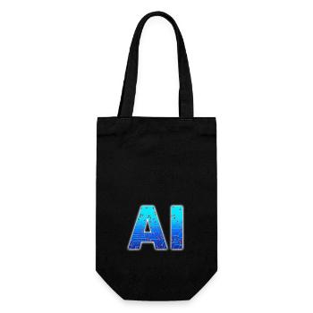 AI - Geschenkbeutel für Flaschen - Schwarz - Vorne