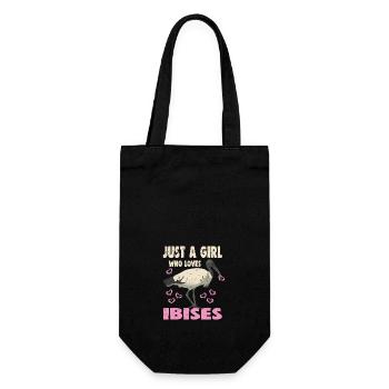 JUST A GIRL WHO LOVES IBISES - Gift Bag for Bottles - black - Front