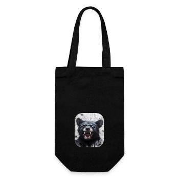 Laughing Tasmanian Devil - Gift Bag for Bottles - black - Front