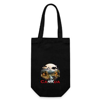 Canada Nature - Gift Bag for Bottles - black - Front