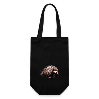 Echidna - Geschenkbeutel für Flaschen - Schwarz - Vorne