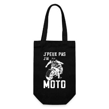 J'Peux Pas J'ai Moto - Motard - Sac à bouteille - noir - Devant