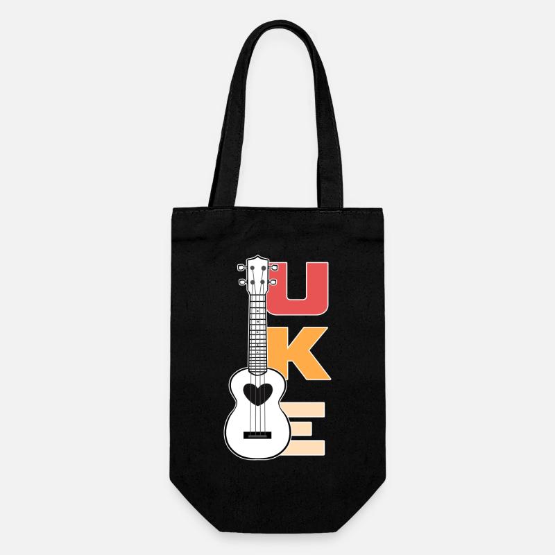 Ukulele - Sac à bouteille - noir