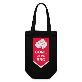 Viens à moi bro - Sac à bouteille - noir - Devant