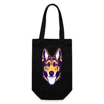 Berger allemand Propriétaire de chien Chien Chien Propriétaire de chien - Sac à bouteille - noir - Devant