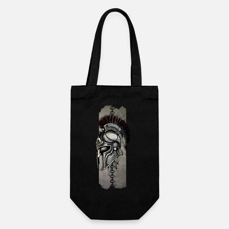 Gardien de la vaillance : Casque spartiate - Sac à bouteille - noir
