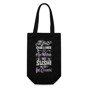 Pregnancy, Birth, Love, Family - Gift Bag for Bottles - black - Front