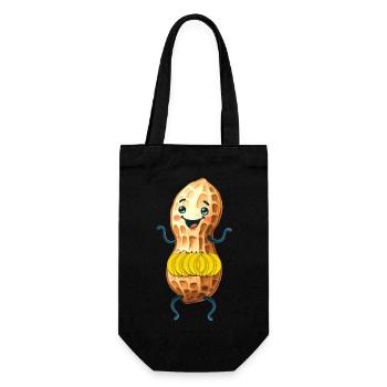 Banana Bananad Fruit Fruit Fruits Exotic - Gift Bag for Bottles - black - Front