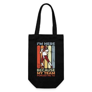 Funny Football Saying - Gift Bag for Bottles - black - Front