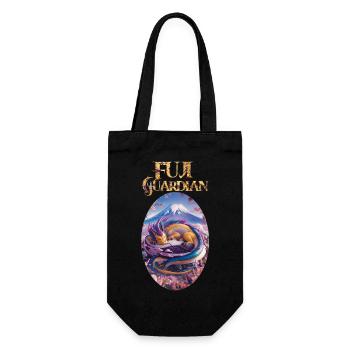 The Guardian of Mount Fuji - Gift Bag for Bottles - black - Front
