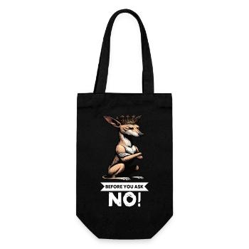 Avant de demander à Podenco Podencos Podencoliebhaber - Sac à bouteille - noir - Devant