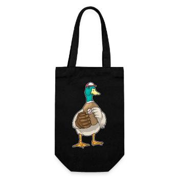 Duck Baseball Baseball Glove Sport - Gift Bag for Bottles - black - Front