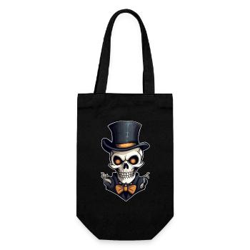Design d’Halloween effrayant pour la prochaine fête - Sac à bouteille - noir - Devant