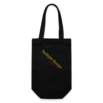 Logo Twillight Design - Geschenkbeutel für Flaschen - Schwarz - Vorne