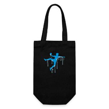 La fonte des glaces gouttes silhoue de pulvérisation de couleur graffiti - Sac à bouteille - noir - Devant