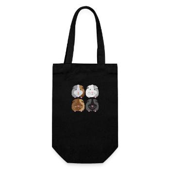 quatre cochons d'Inde! - Sac à bouteille - noir - Devant