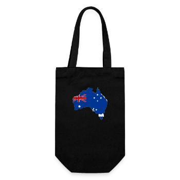 Australia - Gift Bag for Bottles - black - Front
