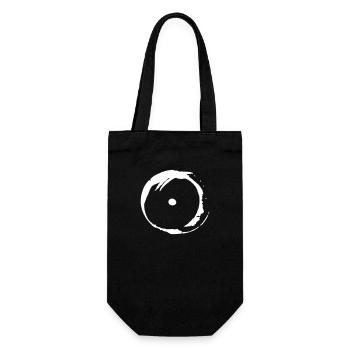Vintage Symbol Wahrheit - Geschenkbeutel für Flaschen - Schwarz - Vorne
