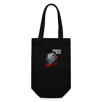 D20 Cube - Problème résolu - Sac à bouteille - noir - Devant