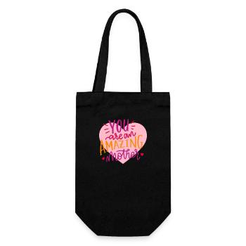 Maman bébé mère amour maman maman cadeau de fête des mères - Sac à bouteille - noir - Devant