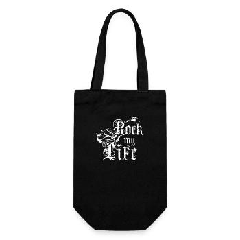 Band Shirt - Rock my Life - Gift Bag for Bottles - black - Front