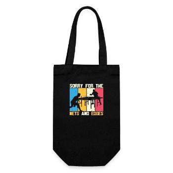 Drôle de dire cadeaux de joueur de tennis de table - Sac à bouteille - noir - Devant