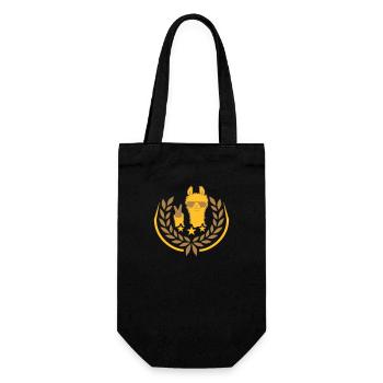 Chill No Drama Llama - Gift Bag for Bottles - black - Front