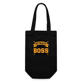 Cadeau Retraite Nouveau Boss Ma Femme - Sac à bouteille - noir - Devant