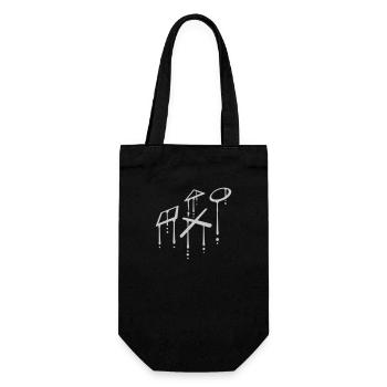 Graffiti Console Symboles Nerd - Sac à bouteille - noir - Devant