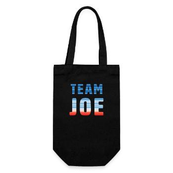 Team Joe | Warming Stripes - Geschenkbeutel für Flaschen - Schwarz - Vorne