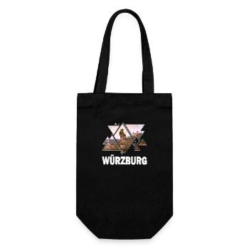 Würzburg Allemagne Ville Skyline Home Love - Sac à bouteille - noir - Devant