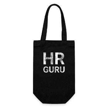 HR Guru - Gift Bag for Bottles - black - Front