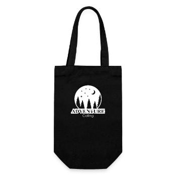 Adventure Travel Hiking Mountain - Geschenkbeutel für Flaschen - Schwarz - Vorne
