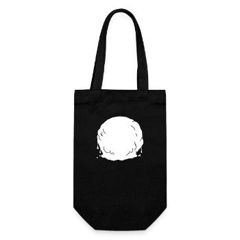 Melting snowball - Gift Bag for Bottles - black - Front