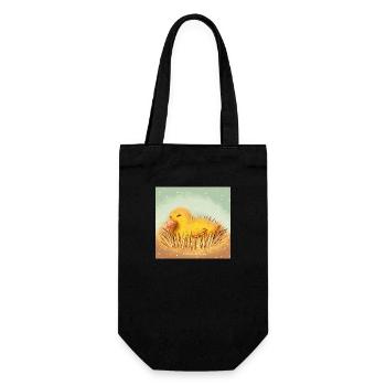 Canard heureux - Sac à bouteille - noir - Devant