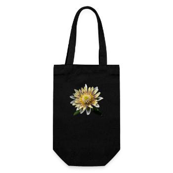 La fleur de nénuphar - Sac à bouteille - noir - Devant